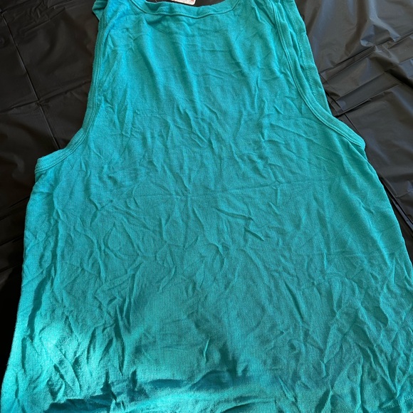 We The Free Easy Tank Top- Sea Turquoise - Picture 8 of 9